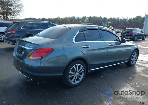 2017 Mercedes-Benz C 300 4Matic из США, поврежденный, VIN 55SWF4KB6HU198528